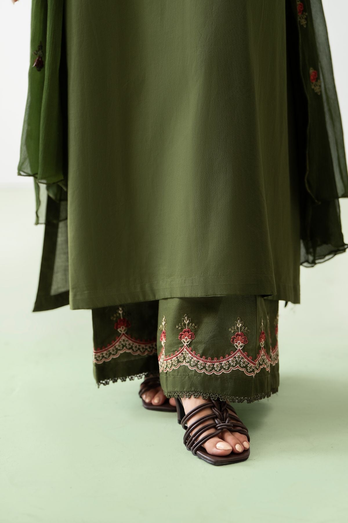Lawn Cotton Fabric 3-Piece Stitched Sui