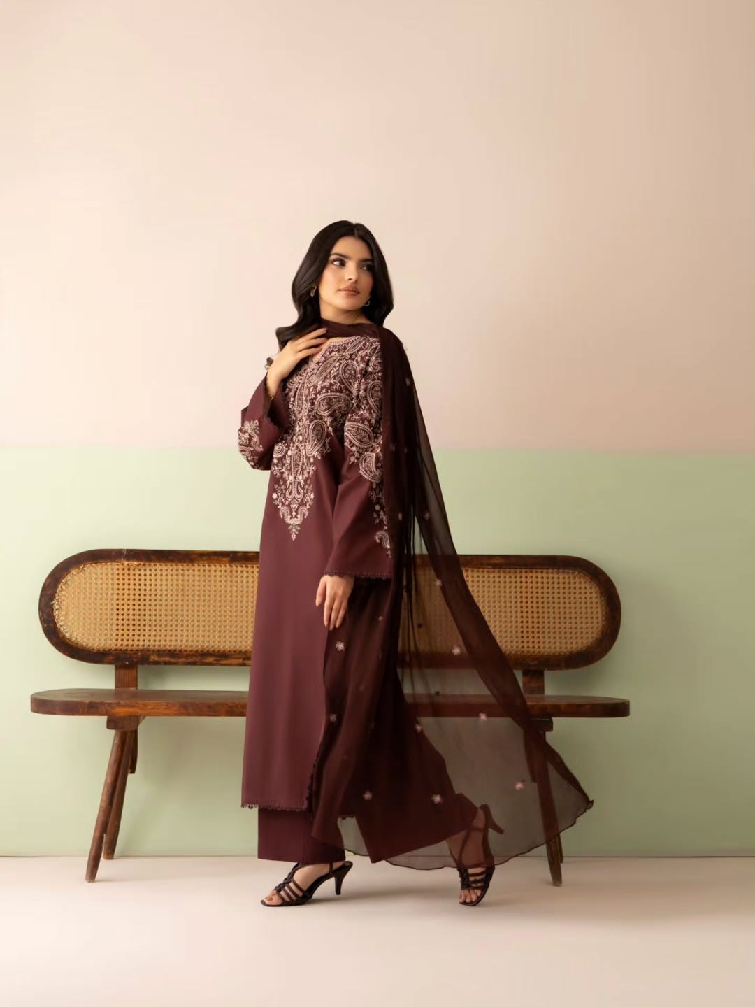 Maya – 3-Piece Embroidered Lawn Suit