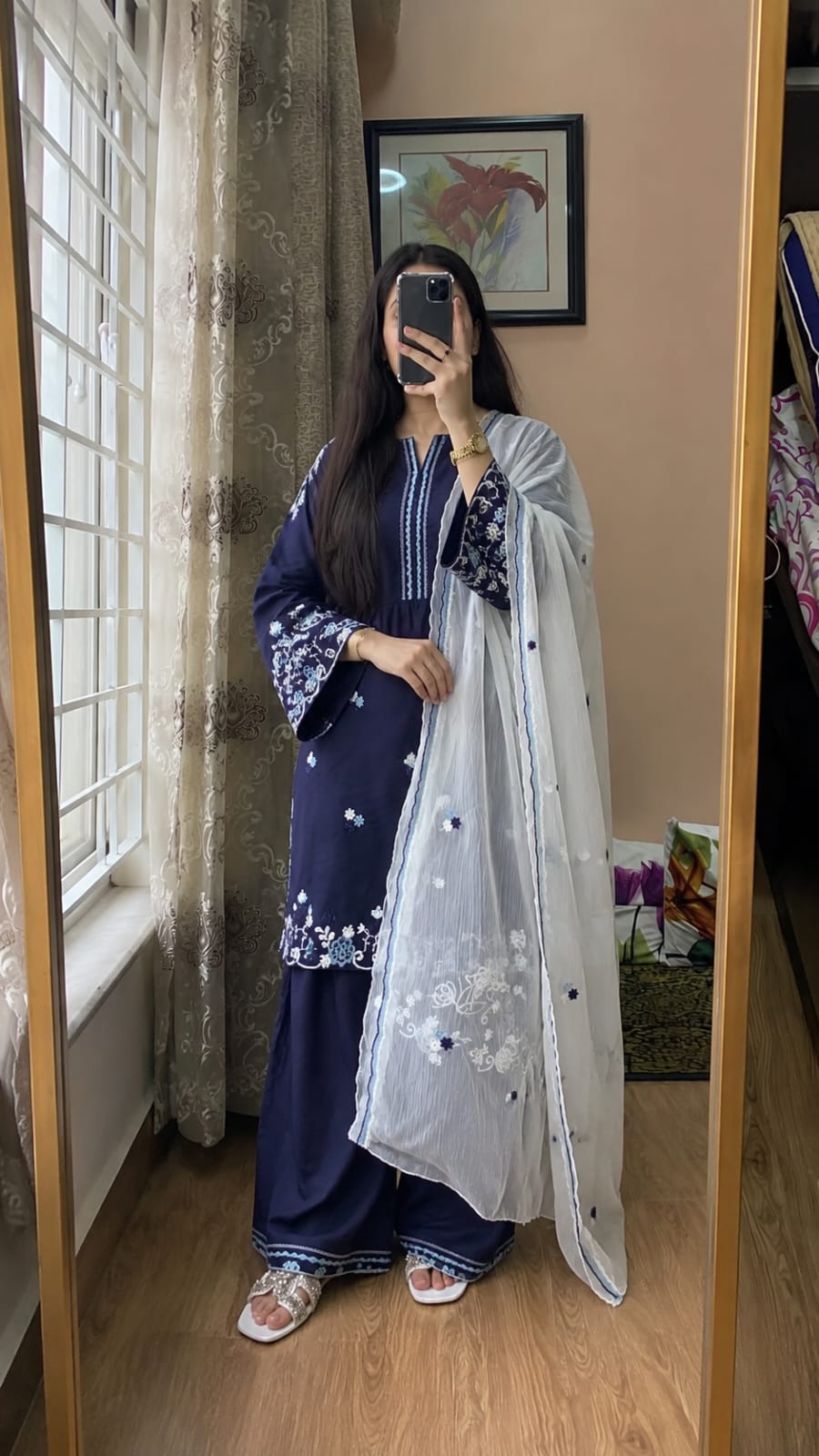 Neelam 3-Piece Farshi Shalwar Set