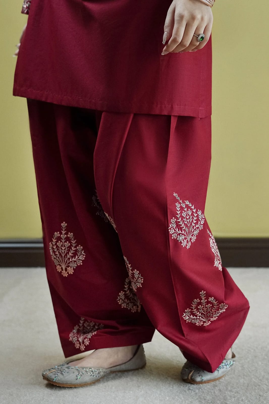 Ruby Raag 2-Piece Farshi Shalwar Set