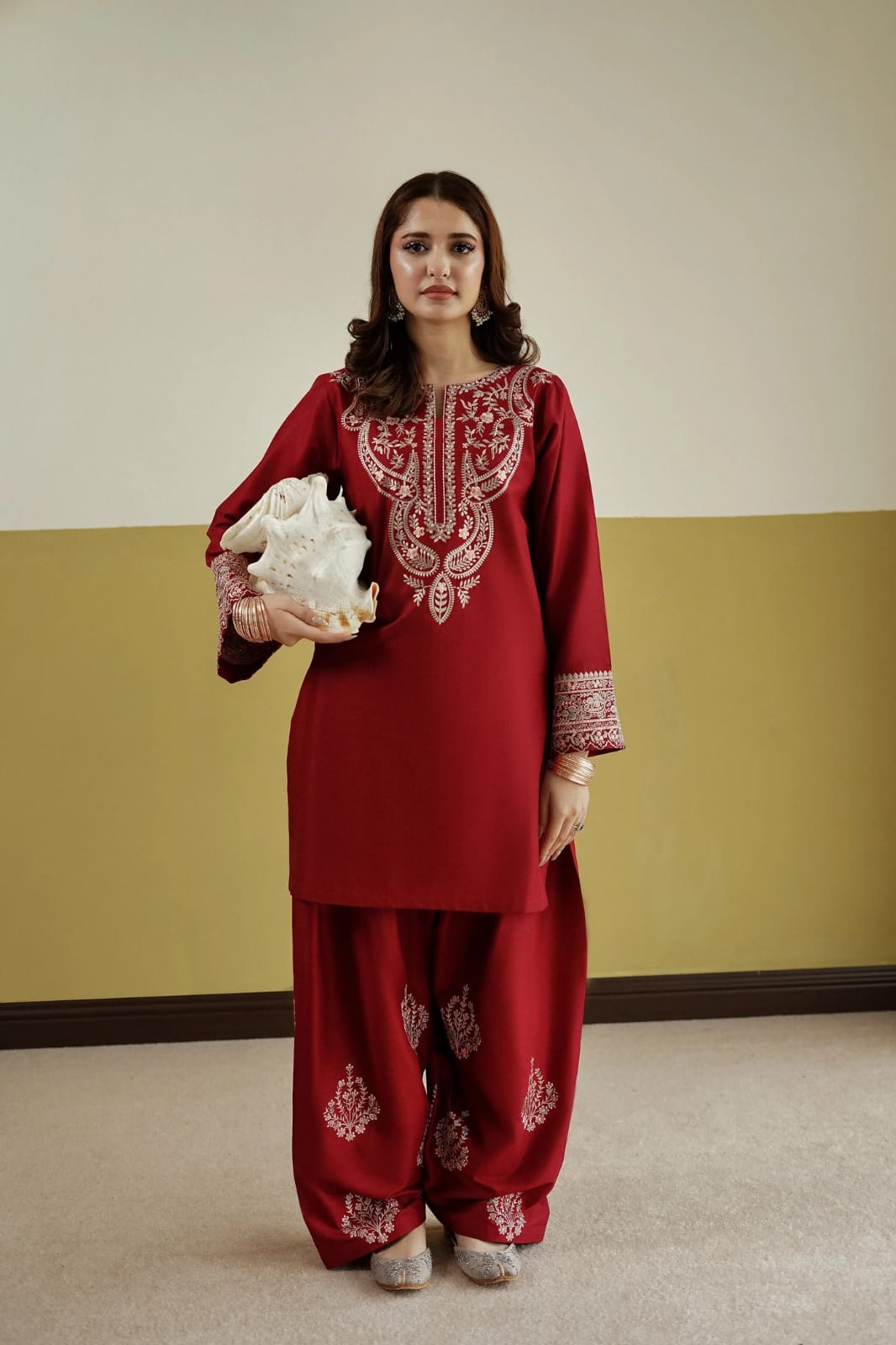 Ruby Raag 2-Piece Farshi Shalwar Set