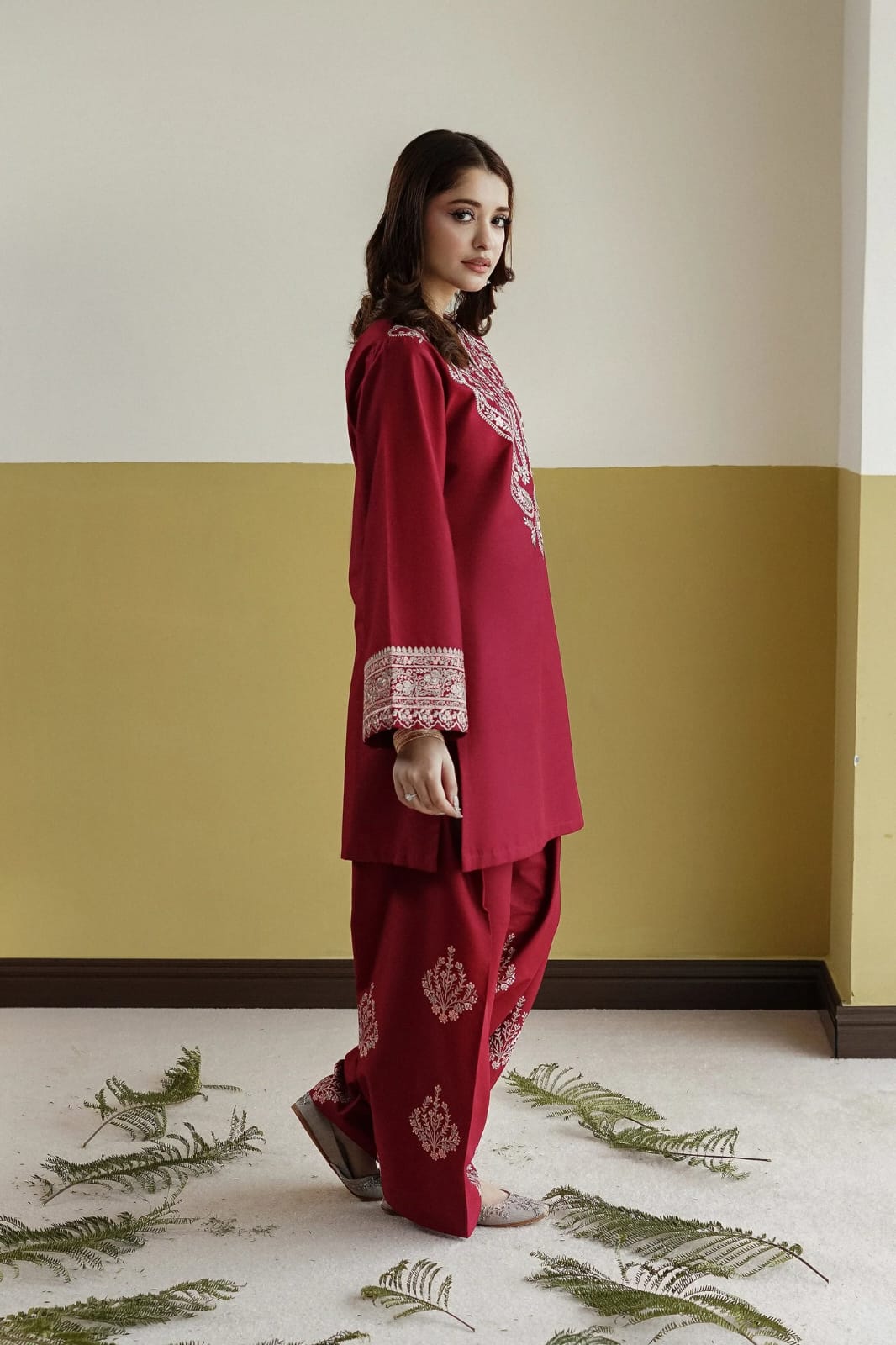Ruby Raag 2-Piece Farshi Shalwar Set